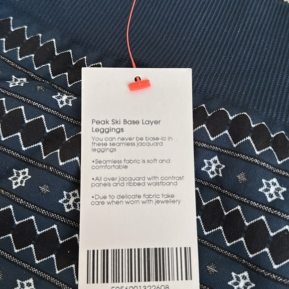 Sweaty Betty NWT Peak Ski Base Layer Leggings - Blue Mountain SMALL - Picture 6 of 9